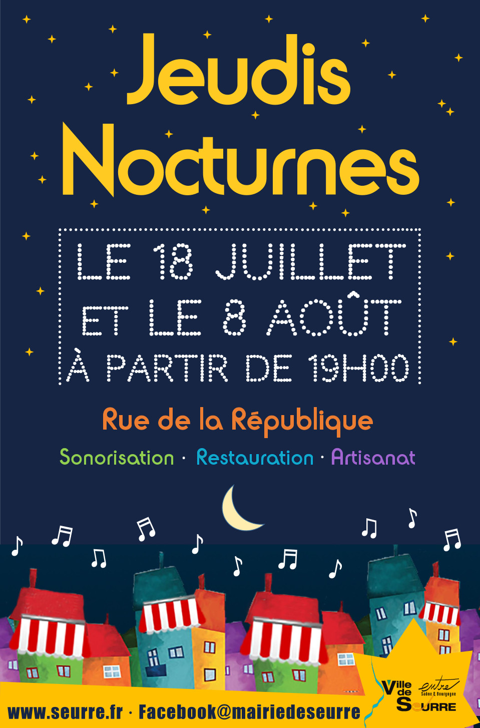 Affiche des jeudis nocturnes